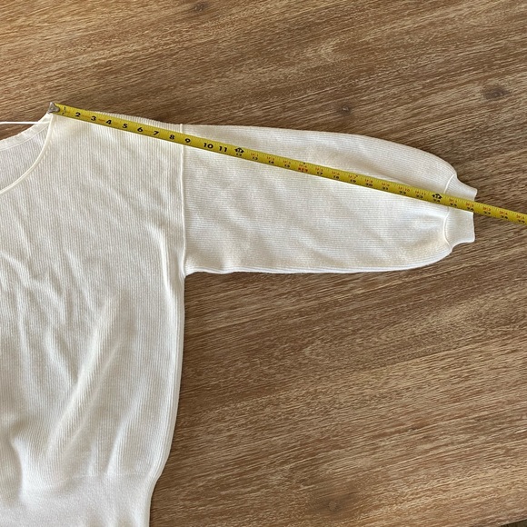 Free People Creamy White Slouchy Ribbed Sweater - Picture 10 of 12